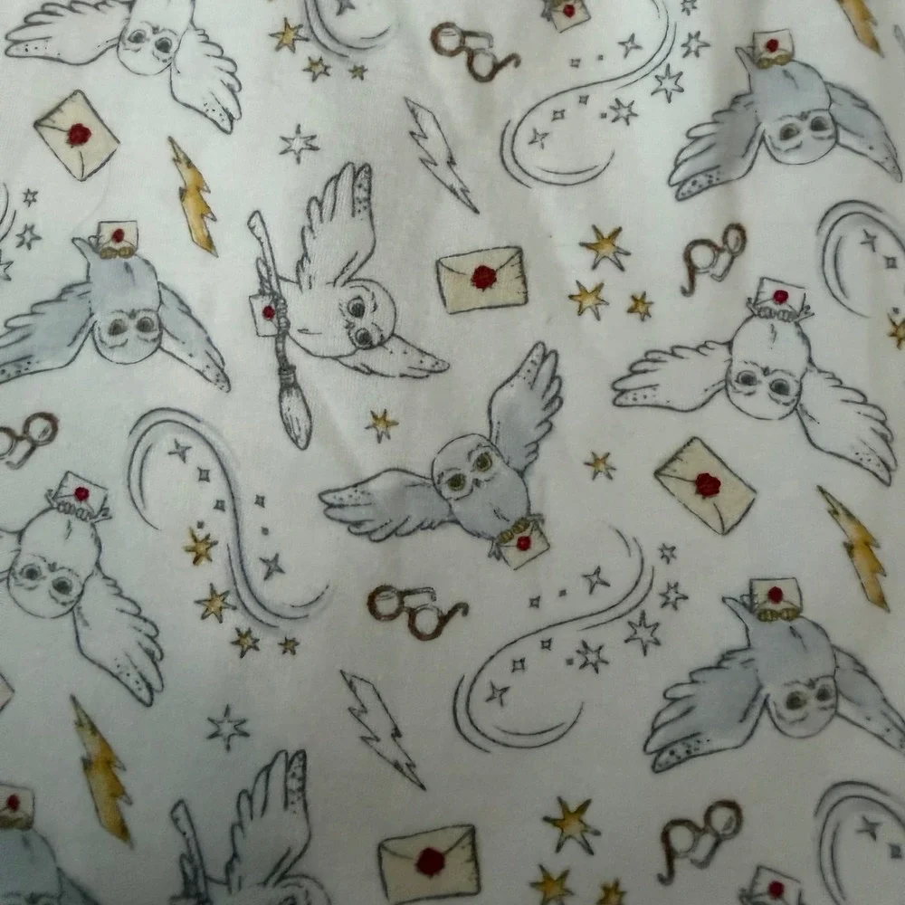 HALO SleepSack Swaddle Harry Potter Hedwig Owl White Small 3-6 Months Cotton